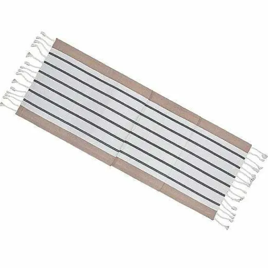 Clearance Food Network Woven Stripe Table Runner 72 Table Linens